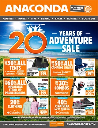 20 Years Of Adventure Sale catalogue