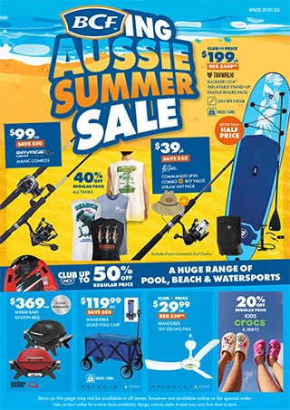 BCFing Aussie Summer Sale catalogue