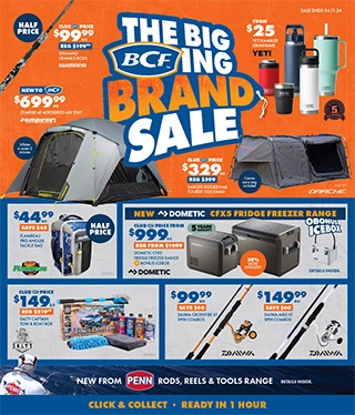 The Big BCFing Brand Sale catalogue