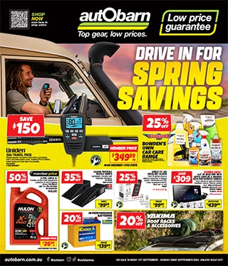 Drive in for Spring Savings catalogue