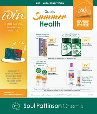 Soul's Summer Health catalogue