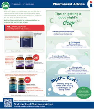 Sleep Health Flyer catalogue