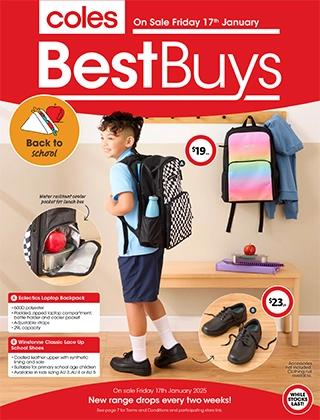 Coles Best Buys - Back to School catalogue