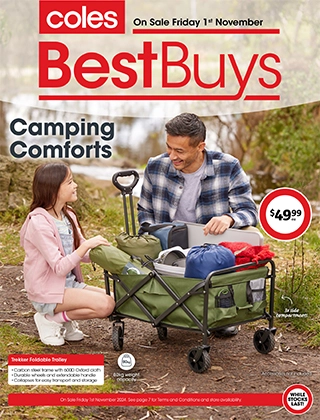 Coles Best Buys - Camping Comforts catalogue