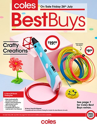 Coles Best Buys - Crafty Creations catalogue