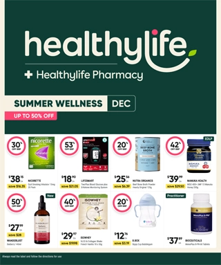 Summer Wellness Dec Up to 50% OFF catalogue