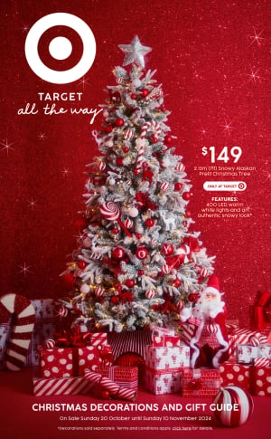 Target: Christmas Decoration and Gift Guide catalogue