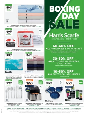 Boxing Day Sale catalogue