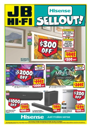 Hisense Sellout catalogue