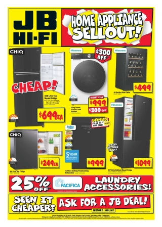 Home Appliance Sellout catalogue