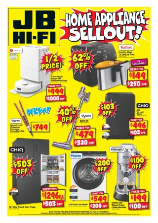 Home Appliance Sellout! catalogue