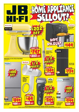 Home Appliance Sellout! catalogue