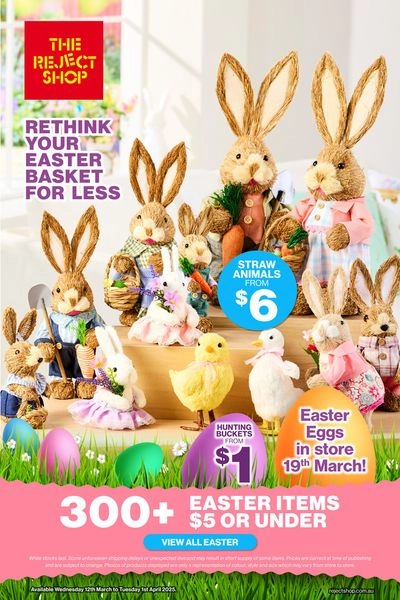 RETHINK YOUR EASTER BASKET FOR LESS catalogue