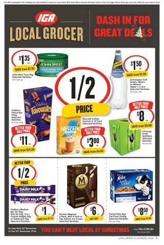 IGA NSW Local Grocer V1 catalogue