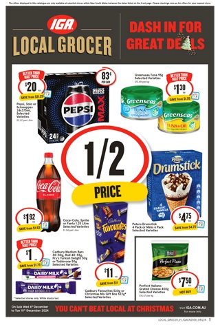 IGA NSW Local Grocer V1 catalogue