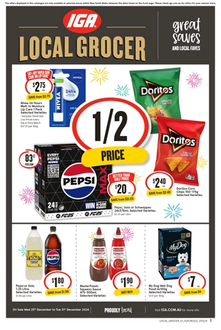 IGA NSW Local Grocer V1 catalogue