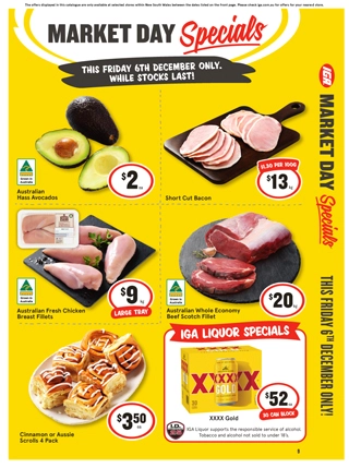 IGA NSW Market Day – 1 day sale only catalogue