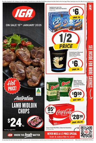 IGA NSW Medium V1 catalogue