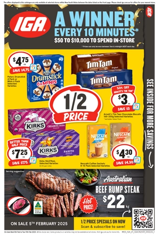 IGA NSW Medium V1 catalogue