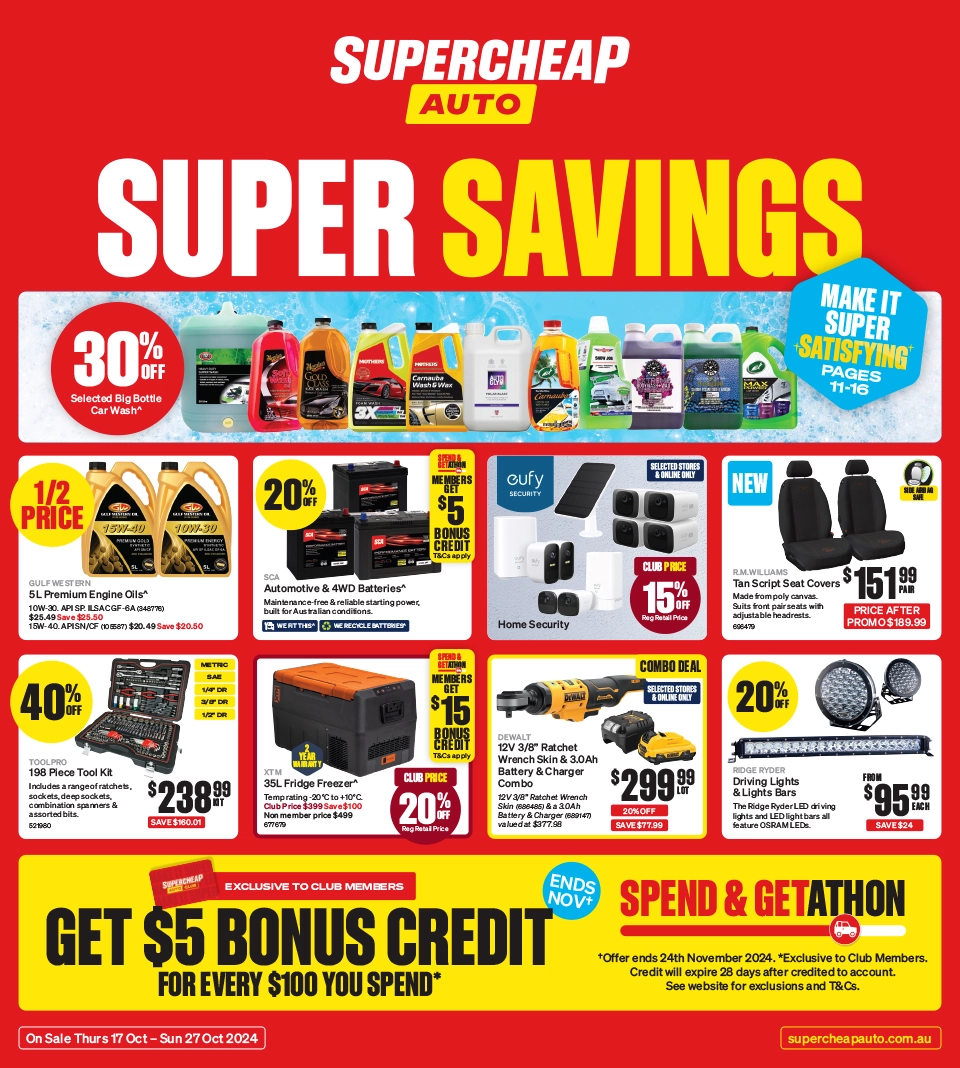 Super Savings catalogue