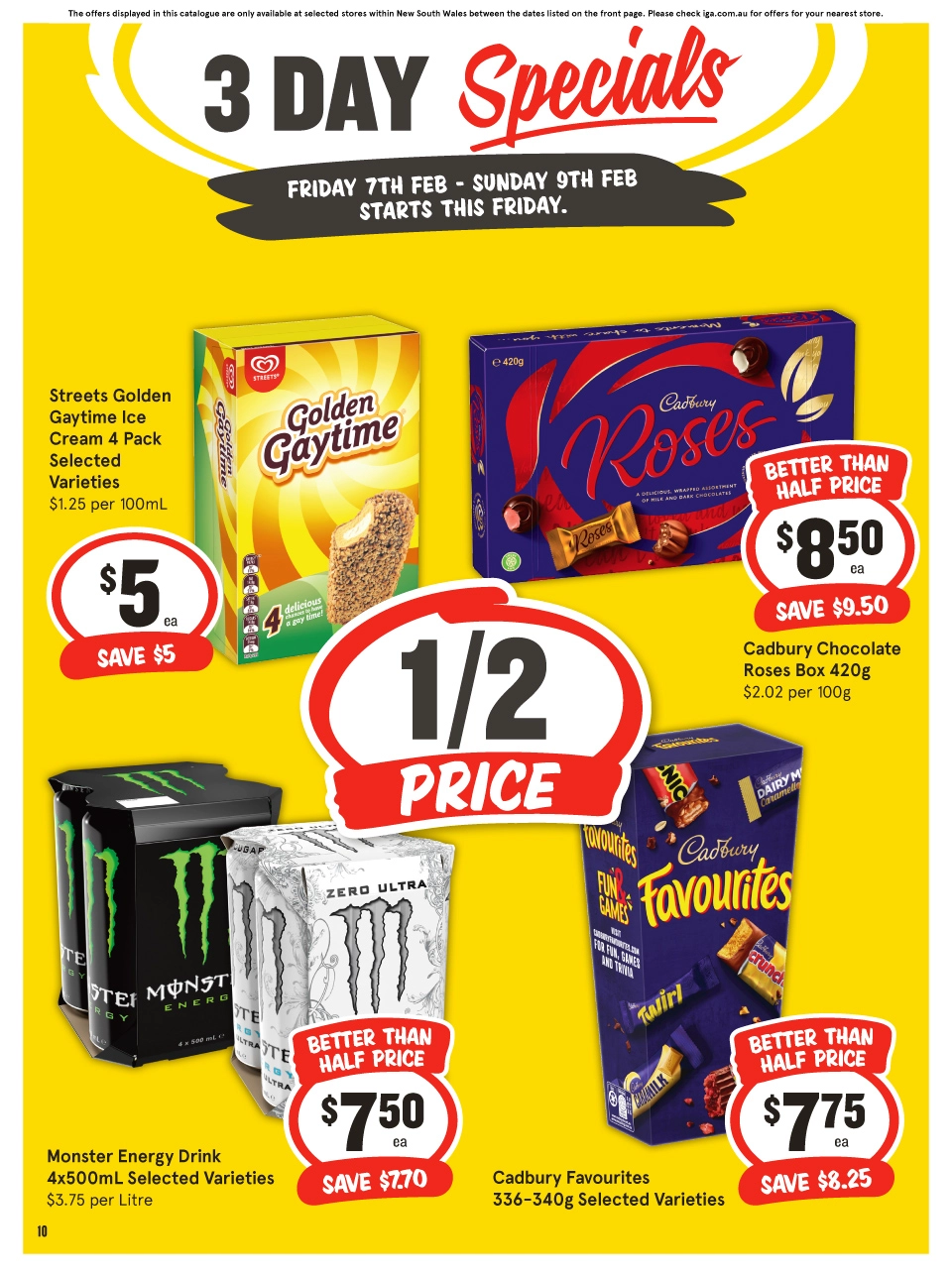 3 Day Specials catalogue