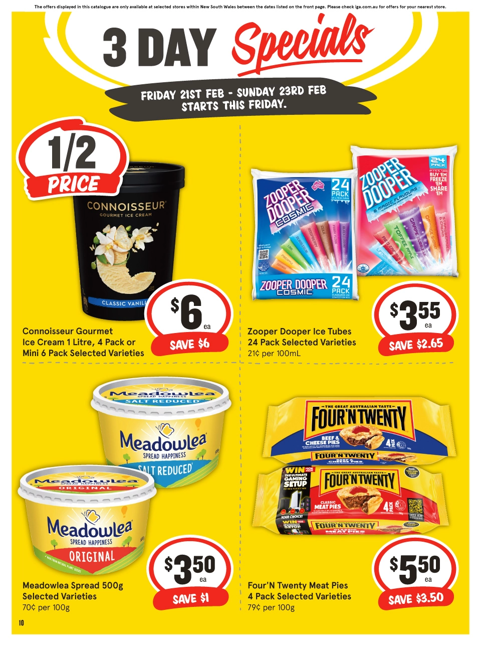 3 Day Specials catalogue