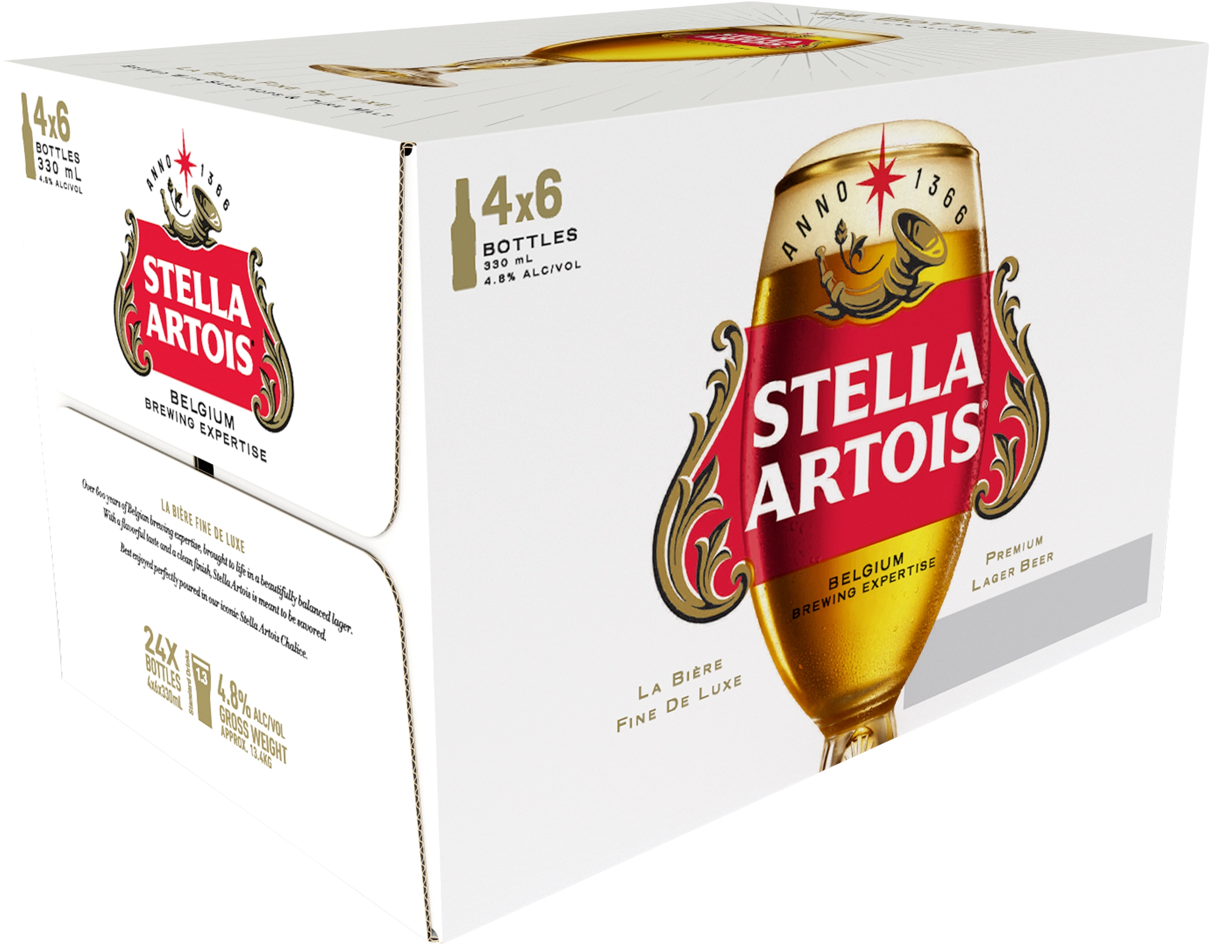 Stella Artois Bottles 24x330ml