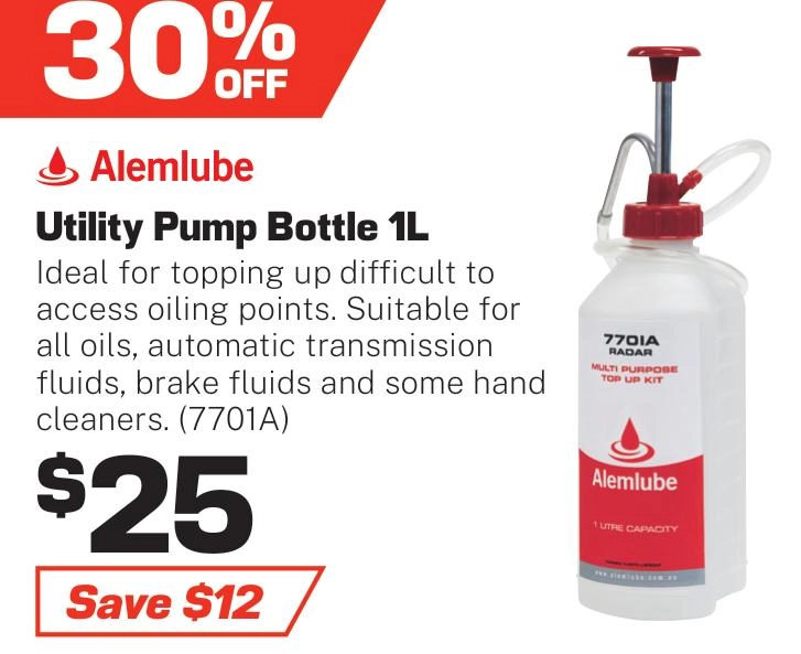 Alemlube Utility Pump Bottle 1L - 7701A