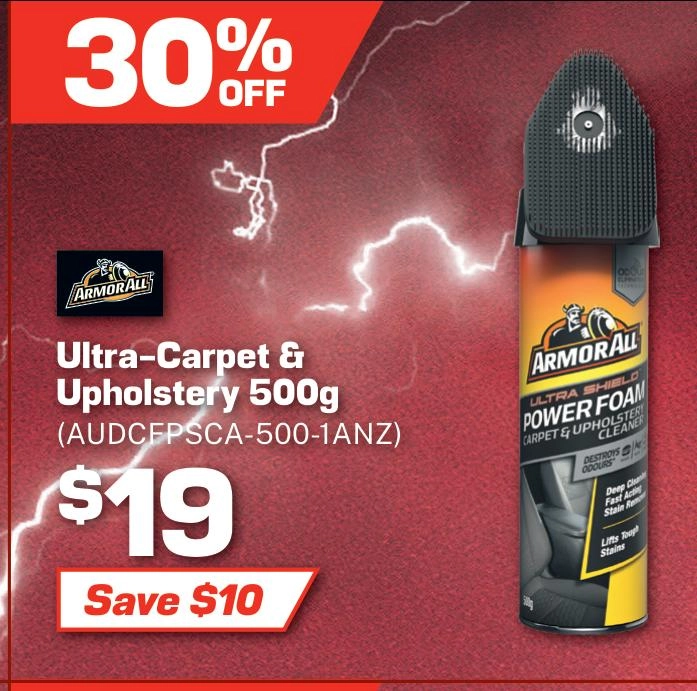 Armor All Ultra Carpet & Upholestry 500g - AUDCFPSCA-500-1ANZ