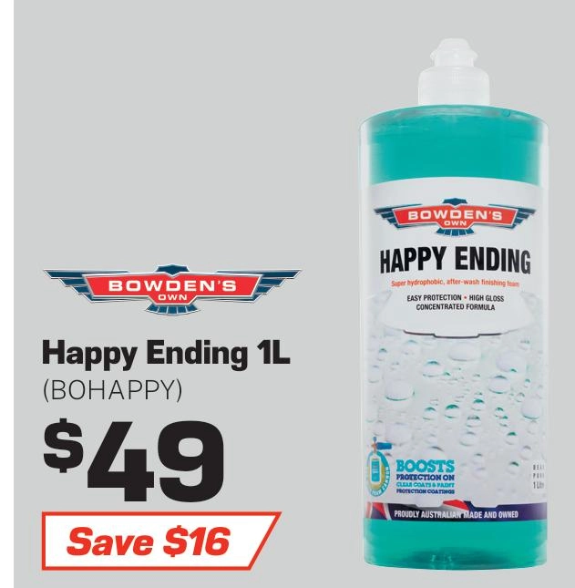 Bowden's Own Happy Ending Sealant 1L - BOHAPPY