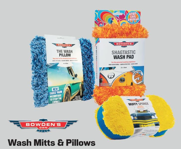 Bowden's Own Wash Mitts & Pillows