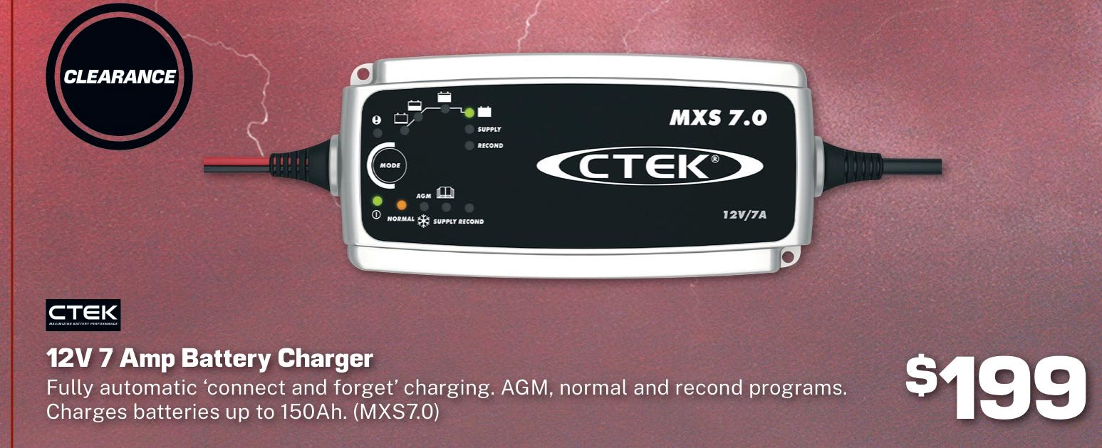 CTEK Battery Charger 12v 7 Amp 8 Stage - MXS7.0