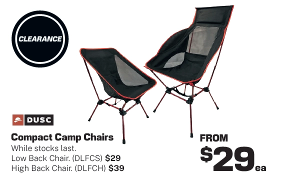 Dusc Compact Camp Chairs