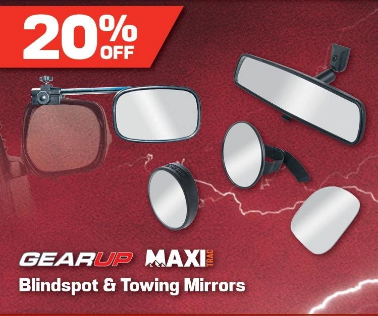 Gearup & MaxiTrac Blindspot & Towing Mirrors