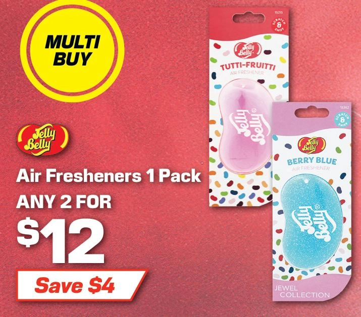 Jelly Belly Air Fresheners 1 Pack