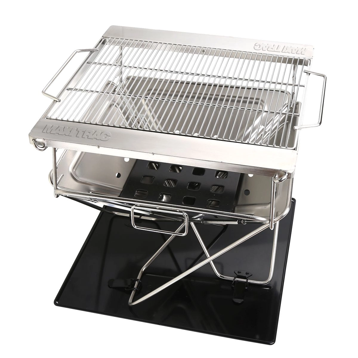 MaxiTrac Folding Firepit & Grill