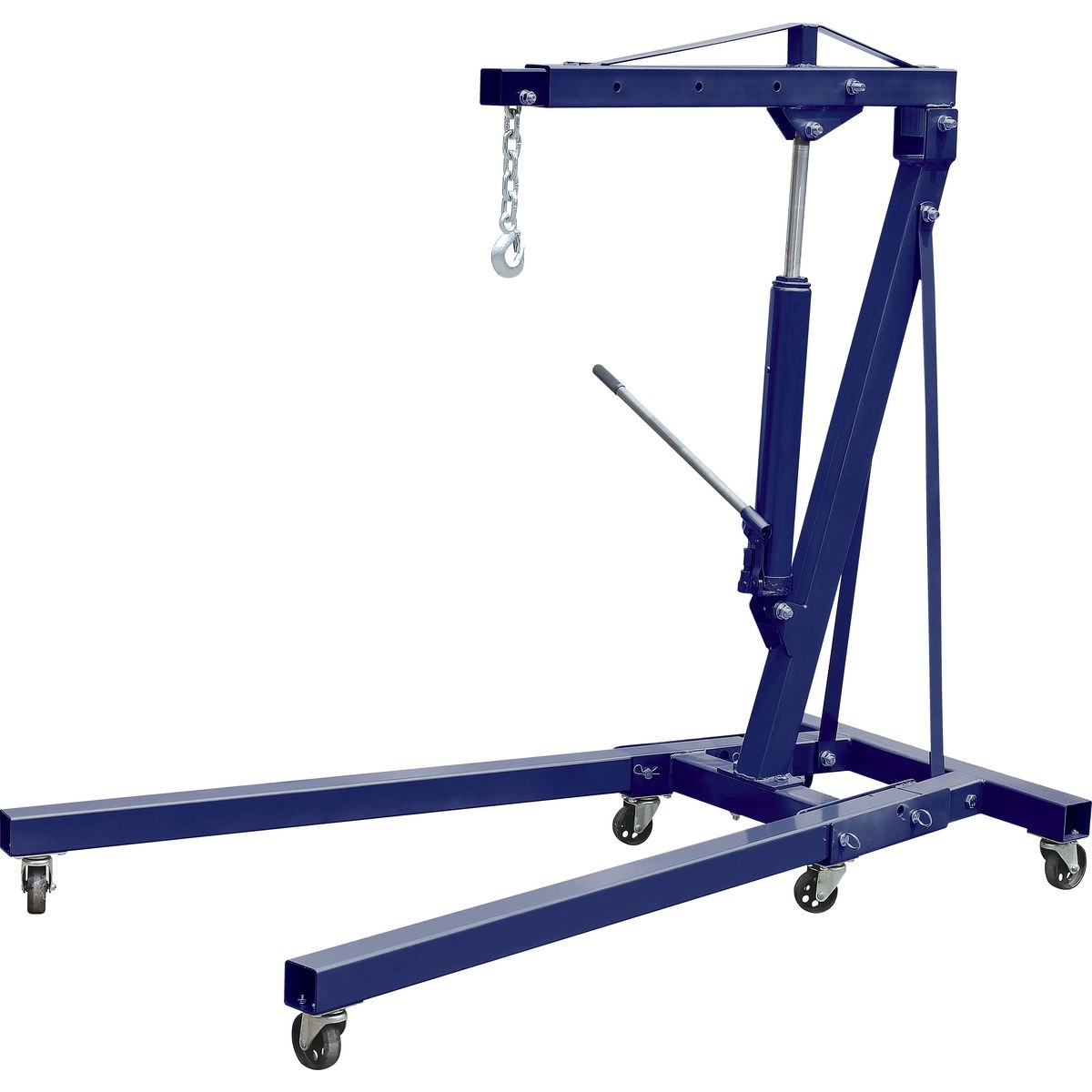 Mechpro Blue Folding Engine Crane 1250kg - MPBFEC