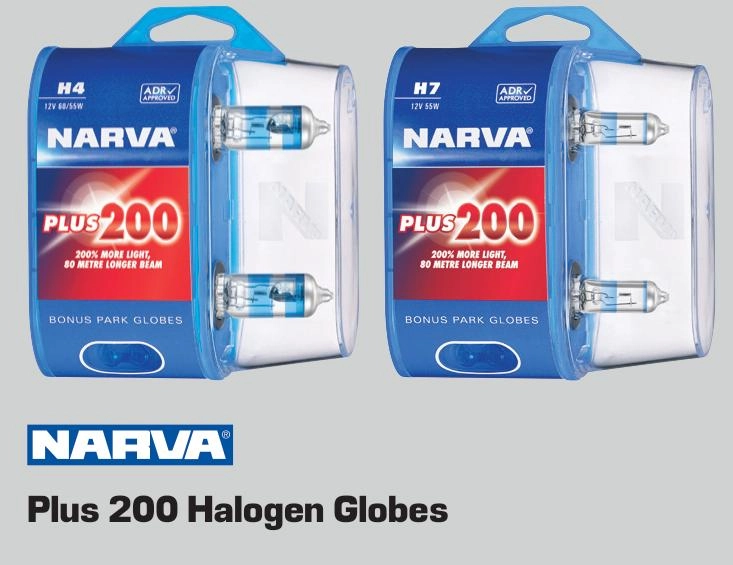 Narva Plus 200 Halogen Globes