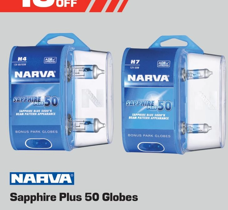 Narva Sapphire Plus 50 Globes