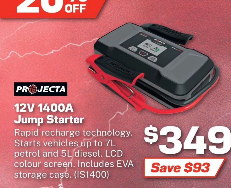 Projecta 12V 1400A Jump Starter - IS1400