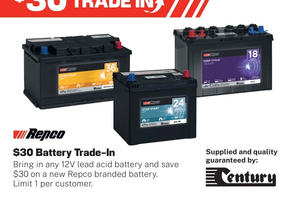 Repco Battery Trade-In