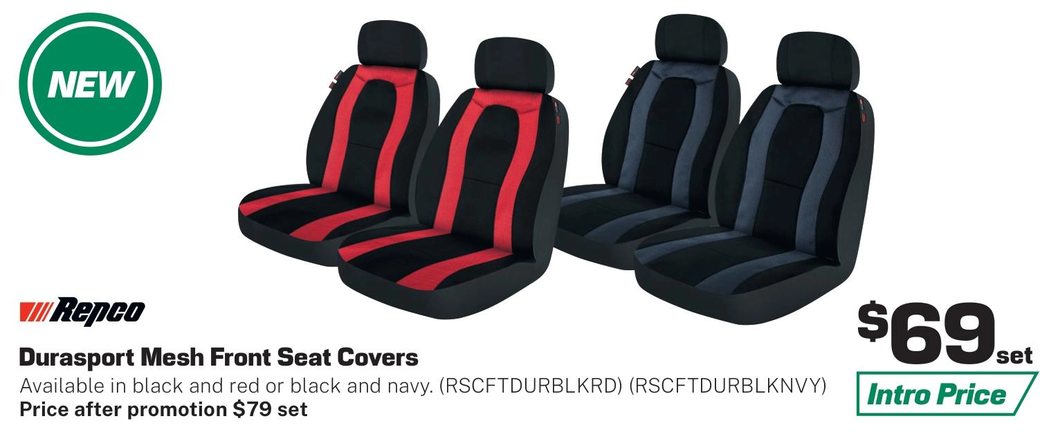 Repco Durasport Mesh Front Seat Covers