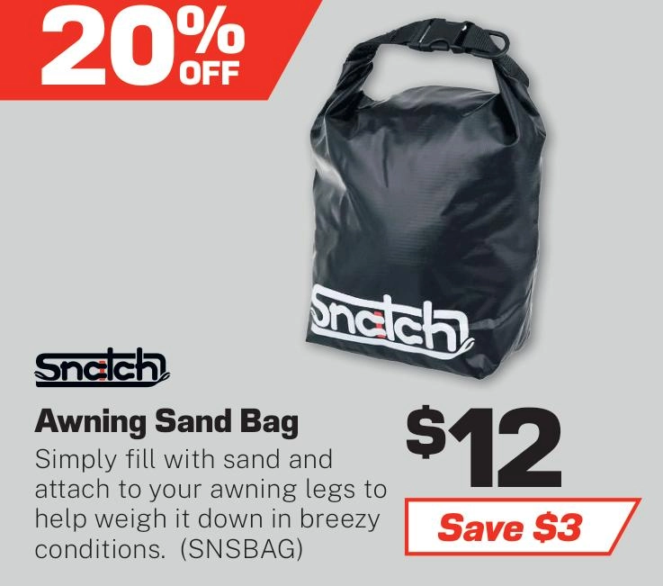 Snatch Awning Ballast Sand Bag - SNSBAG