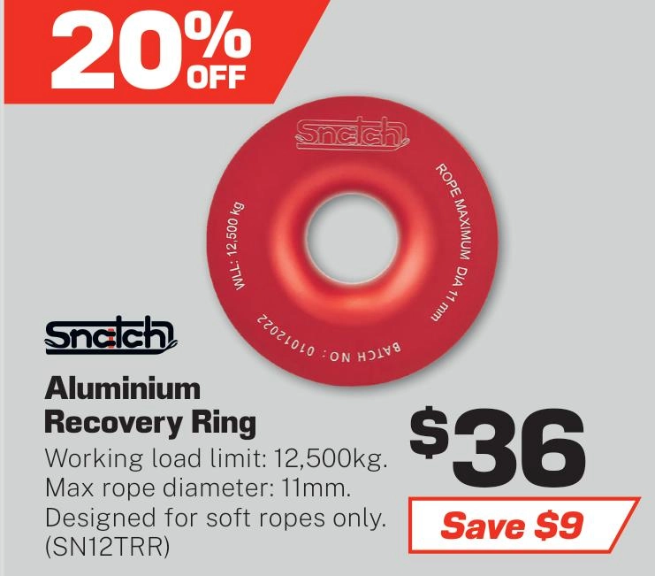 Snatch Recovery Ring 12T - SN12TRR