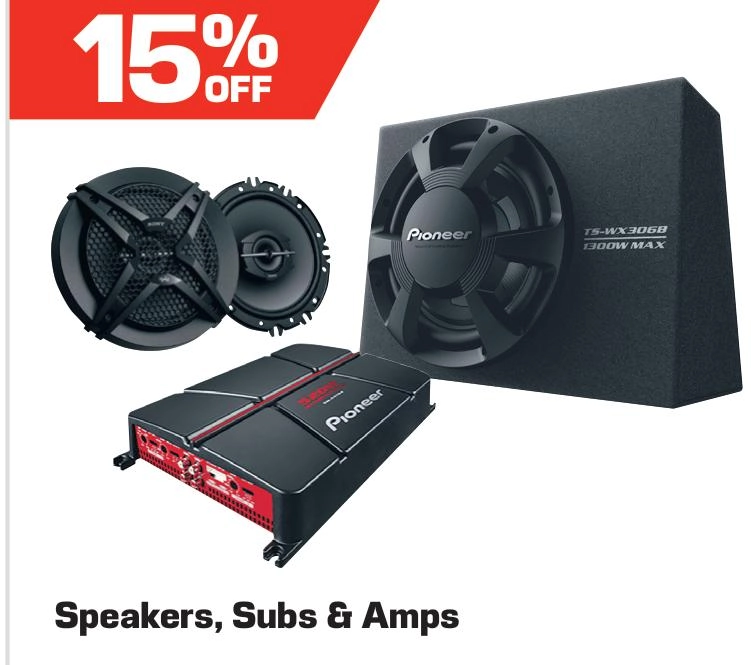 Speakers, Subs & Amps