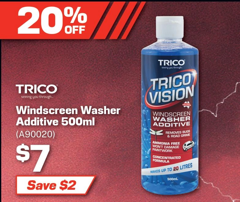 Trico Vision Washer Additive 500ml - A90020