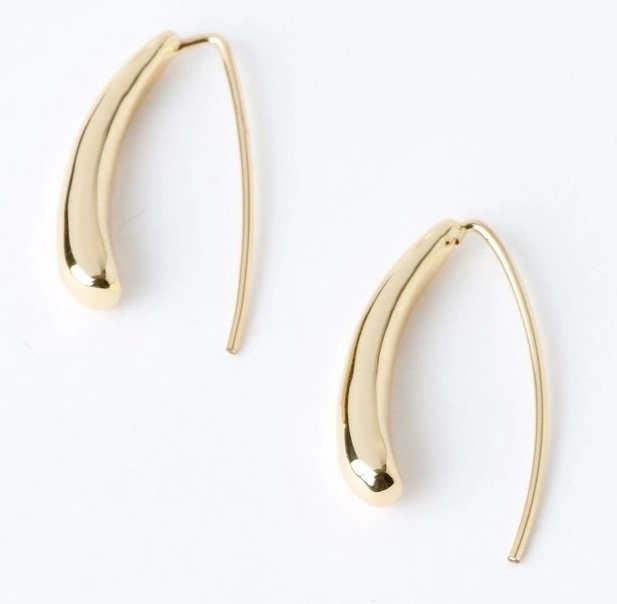 Basque Vertical Drop Earring