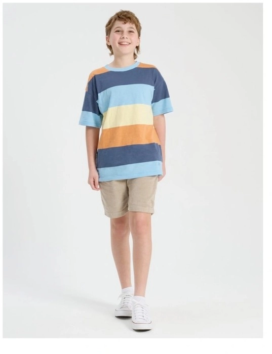 Bauhaus Engineered Stripe Tee