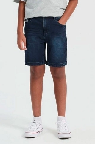 Bauhaus Pull on Denim Knit Short