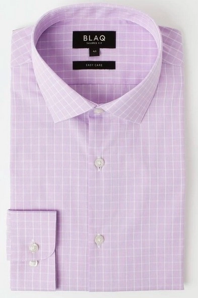 Blaq Business Check Shirt - Purple